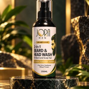 JORA MEN 2-IN-1 HEAD & BEARD WASH
